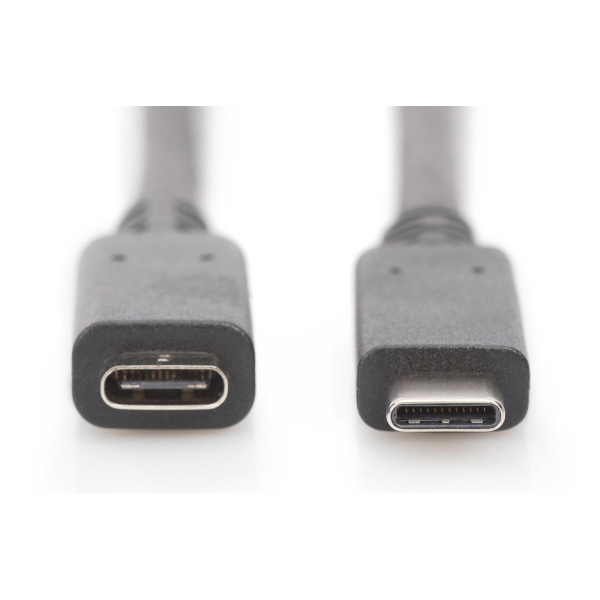 Kabel DIGITUS USB 2.0 HighSpeed Typ USB C/USB C M/Ż PD, czarny, 2,0m-7840697