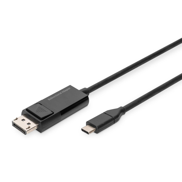 Kabel adapter DIGITUS 8K 30Hz USB Typ C/DisplayPort dwukierunkowy 2m