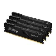 Pamięć DDR4 Kingston Fury Beast 64GB (4x16GB) 3200MHz CL16 1,35V 1Gx8 czarna