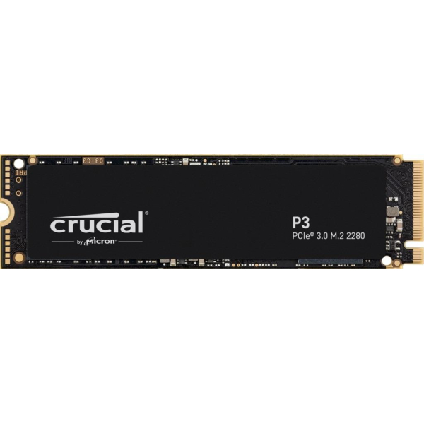 Dysk SSD Crucial P3 2TB M.2 PCIe 3.0 NVMe 2280 (3500/3000MB/s)
