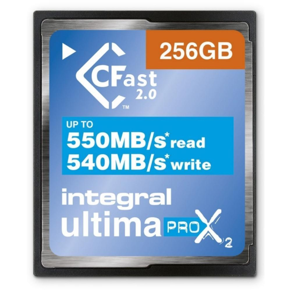Karta pamięci CFast 2.0 INTEGRAL UltimaPro X2 550/540MB 256GB