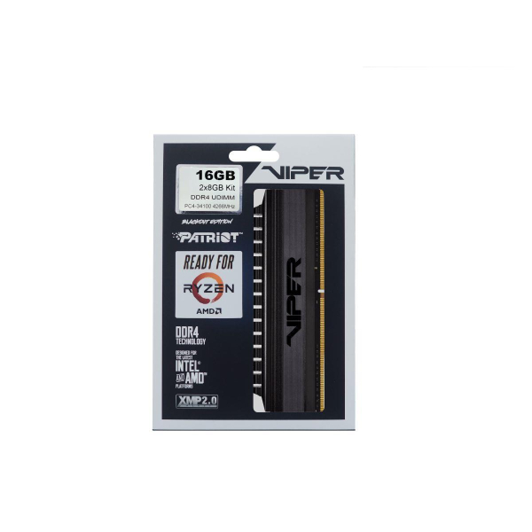 Pamięć DDR4 Patriot Viper 4 BLACKOUT 16GB (2x8GB) 4266 MHz CL18 1,45V-7861116
