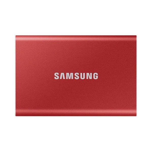 Dysk SSD zewnętrzny USB Samsung SSD T7 500GB Portable (1050/1000 MB/s) USB 3.1 Red-7862169