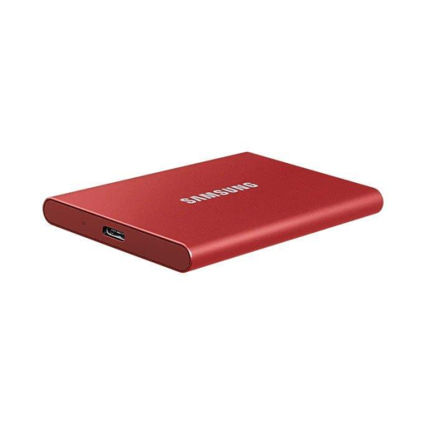 Dysk SSD zewnętrzny USB Samsung SSD T7 500GB Portable (1050/1000 MB/s) USB 3.1 Red-7862171