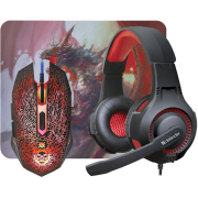 Zestaw dla graczy Defender DRAGONBORN MHP-003 (mysz+słuchawki+podkładka) Gaming