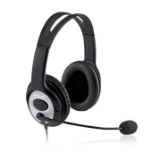 Słuchawki z mikrofonem Microsoft LifeChat LX-3000 USB czarno-szare