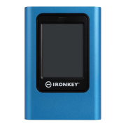 Dysk zewnętrzny SSD Kingston IronKey Vault Privacy 80 480GB USB 3.0 Type-C (250/250 MB/s) niebiesko-czarny