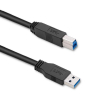 Kabel USB Qoltec 3.0 A męski / USB B męski | do drukarki | 1.8m