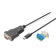 Kabel adapter DIGITUS USB 2.0 HighSpeed Typ USB C/RS485 M/M czarny 1m