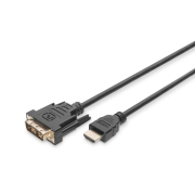 Kabel adapter DIGITUS HDMI Highspeed 1.3 Typ A / DVI-D(18+1), M/M 3m Black