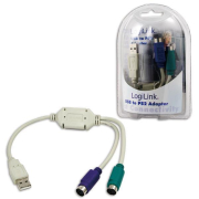 Adapter USB LogiLink AU0004A USB > 2x PS/2