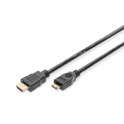 Kabel HDMI DIGITUS AK-330106-020-S HDMI C (mini)/M - HDMI A/M 2m