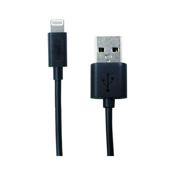 Kabel USB - Lightning PQI 1,8m, czarny, iPhone, iPad