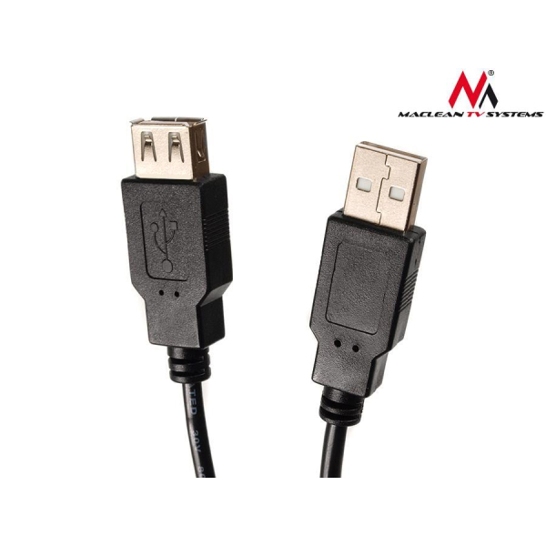 Przedłużacz USB 2.0 Maclean MCTV-744 USB 2.0 (M) - USB 2.0 (F) 3m