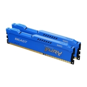 Pamięć DDR3 Kingston Fury Beast 16GB (2x8GB) 1600MHz CL10 1,5V niebieska