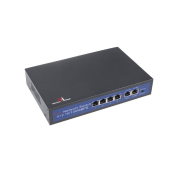 Switch Maclean MCTV-517, 6-port 10/100M do kamer IP, 4 porty PoE, 60W, IEEE 802.3af / IEEE 802.3at