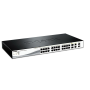Switch D-Link DES-1210-28P (24x 10/100Mbps, 2x 10/100/1000Mbps)