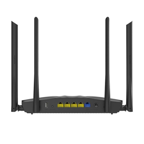 Tenda AC19 wireless router Gigabit Ethernet Dual-band (2.4 GHz / 5 GHz) 4G  DHCP Black-8257329