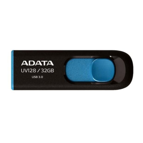 ADATA DashDrive UV128 128GB USB3.0 Black-Blue-8301553