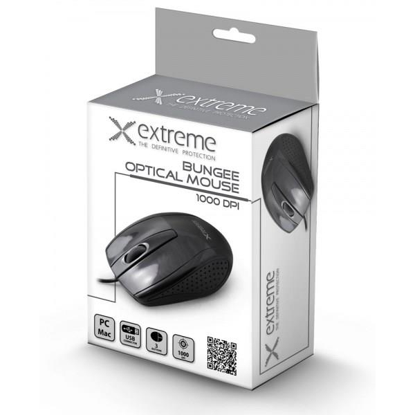 Mysz EXTREME XM110K (optyczna; 1000 DPI; kolor czarny)-8306020