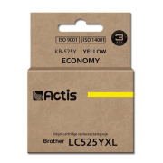 Tusz ACTIS KB-525Y (zamiennik Brother LC525Y; Standard; 15 ml; żółty)