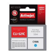 Tusz Activejet ACC-521CN (zamiennik Canon CLI-521C; Supreme; 10 ml; niebieski)