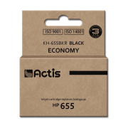 Tusz ACTIS KH-655BKR (zamiennik HP 655 CZ109AE; Standard; 20 ml; czarny)