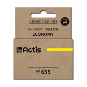 Tusz ACTIS KH-655YR (zamiennik HP 655 CZ112AE; Standard; 12 ml; żółty)