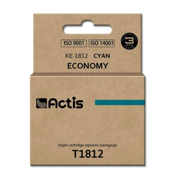 Tusz ACTIS KE-1812 (zamiennik Epson T1812; Standard; 15 ml; niebieski)