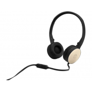 Słuchawki z mikrofonem HP H2800 (czarno-złote)