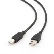 Kabel USB 2.0 Gembird AM-BM, czarny  (1,8 m)