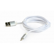 Kabel USB-A męski do lightning iPhone 1.8m Gembird (srebrny)