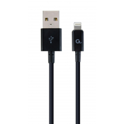 Kabel USB 2.0 (AM/8-pin lightning M) 2m czarny Gembird