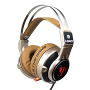 Słuchawki z mikrofonem dla graczy HIRO PSI (złote)