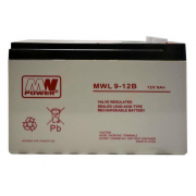 Akumulator żelowy 12V 9Ah MW Power MWL9-12B Long Life (10-letni)
